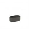 Plantenbak Aluminium Ellipse 120x80x40 cm