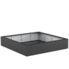 Plantenbak Carrez vierkant 200x200x40 cm