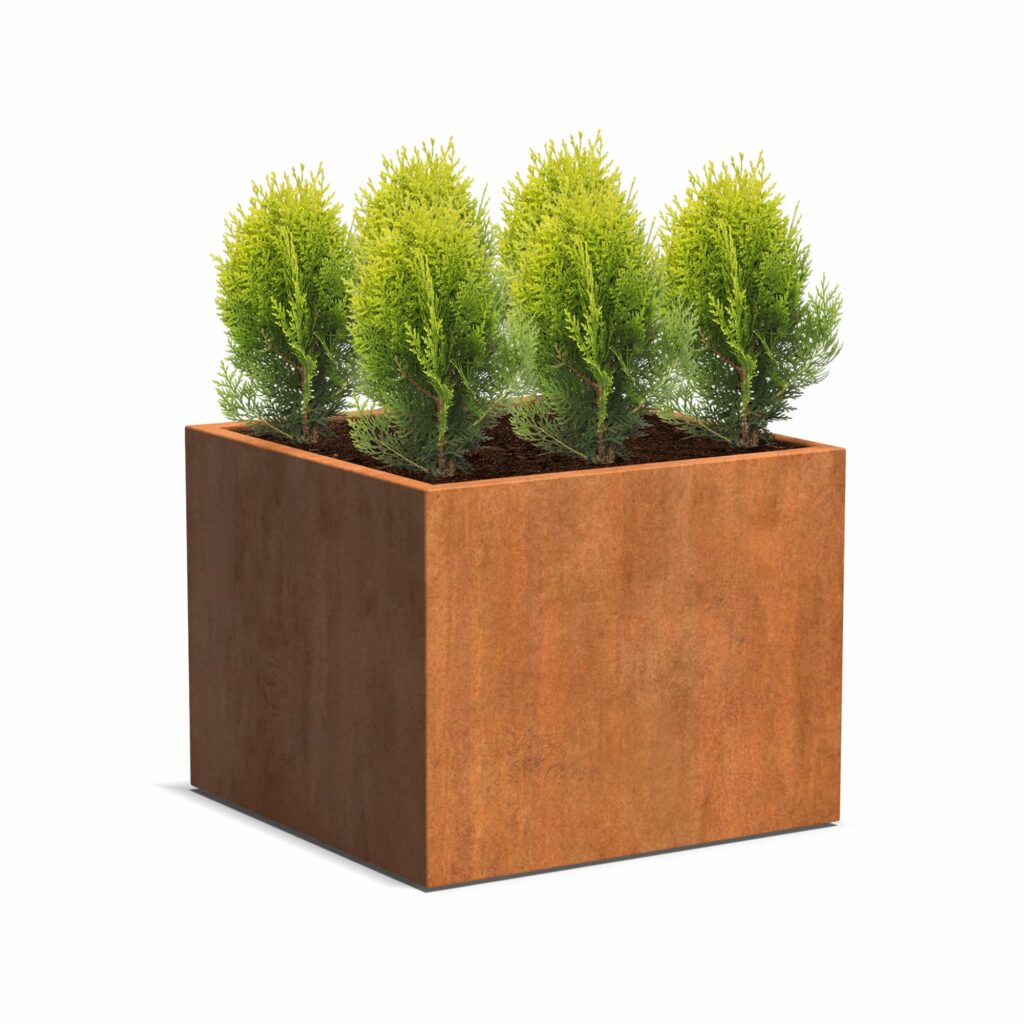 Plantenbak Carrez vierkant 100x100x80 cm