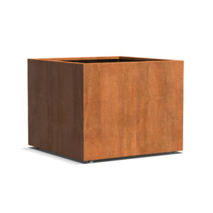 Plantenbak Carrez met wielen 100x100x80 cm