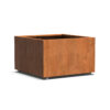 Plantenbak Carrez met wielen 100x100x60 cm