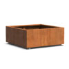 Plantenbak Carrez met wielen 100x100x40 cm