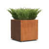 Plantenbak Carrez met wielen 80x80x80 cm