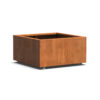 Plantenbak Carrez met wielen 80x80x40 cm