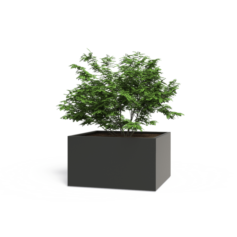 Plantenbak Florida met wielen 50x50x80 cm