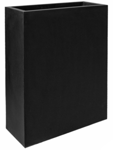 Plantenbak Jort Slim High zwart 61x25x81 cm