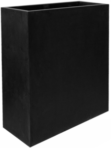 Plantenbak Jort Slim High zwart 91x36x102 cm