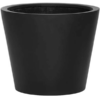 Plantenbak Bucket zwart Ø50×40 cm
