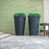 Plantenbak Belle zwart Ø47×70 cm