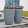 Plantenbak Ben grijs Ø52×72 cm