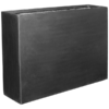 Plantenbak Jort Slim zwart 124x33x90 cm