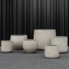 Plantenbak Jumbo Orb beige Ø53×45 cm