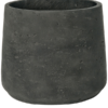 Plantenbak Patt zwart Ø45×38 cm
