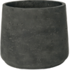 Plantenbak Patt zwart Ø34×28,5 cm