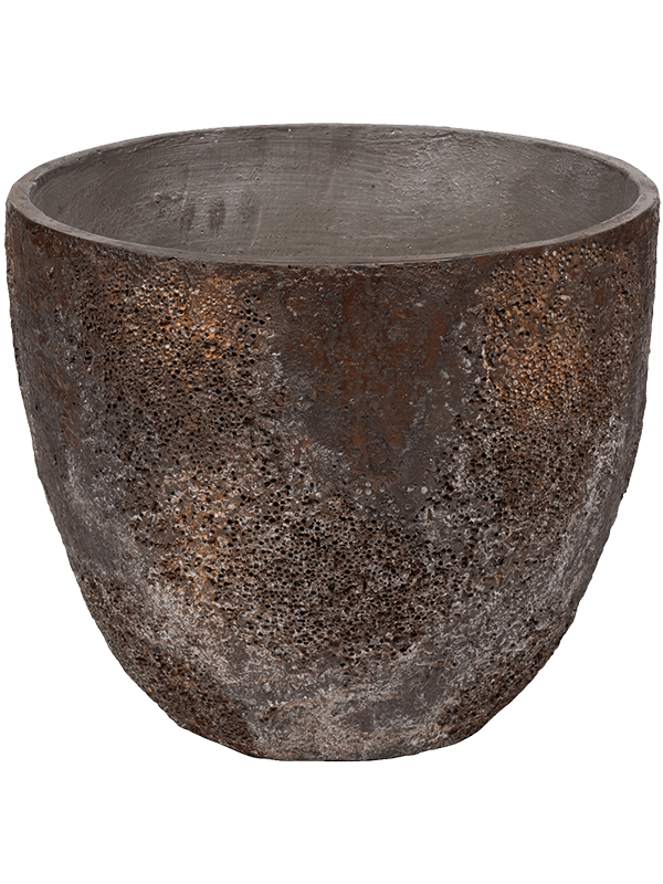 Pottery Pots - Ficonstone Plantenbak - Jesslyn bruin Ø42x36 cm - Plantenpot - Bloembak - Bloempot - Voor Buiten