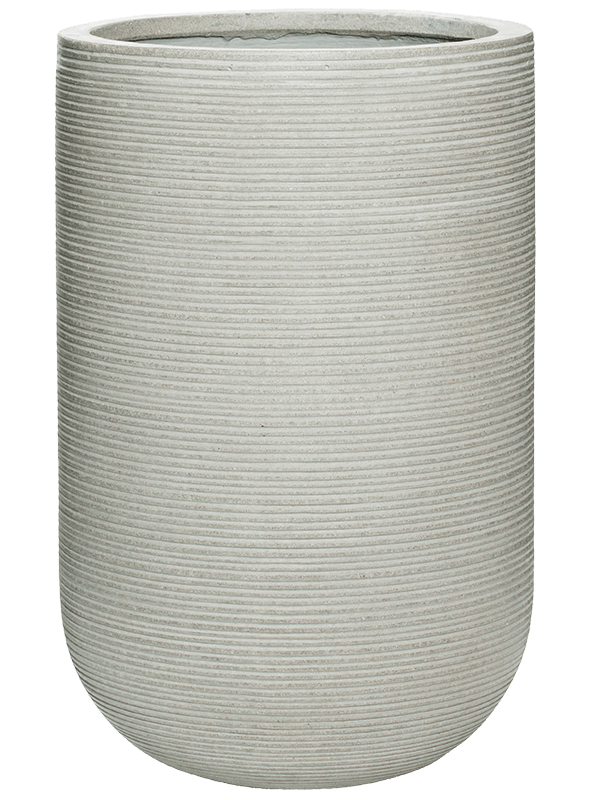 Pottery Pots - Ficonstone Plantenbak - Cody High grijs Ø35x55 cm - Plantenpot - Bloembak - Bloempot - Voor Buiten