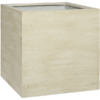 Plantenbak Block beige 50x50x50 cm