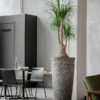 Plantenbak Partner relic rust metal Ø55×105 cm