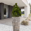Plantenbak Partner Straight relic rust metal Ø46×85 cm
