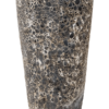 Plantenbak Partner Straight relic zwart Ø46×85 cm