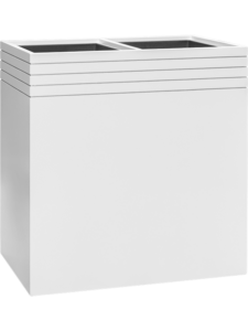 Plantenbak Rectangle wit 74x38x75 cm