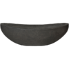 Plantenbak Boat antraciet 68x33x18 cm