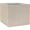 Plantenbak Cube beige 50x50x45 cm