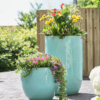 Plantenbak Pure Blauw Ø58×50 cm