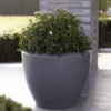 Plantenbak Capi Arc Granite Antraciet Ø75×60 cm