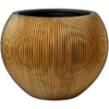 Plantenbak Capi Nature Groove Goud Ø39×33 cm