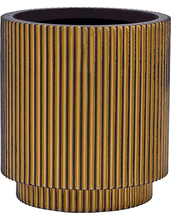 Capi Nature Groove Goud Ø41x40 cm