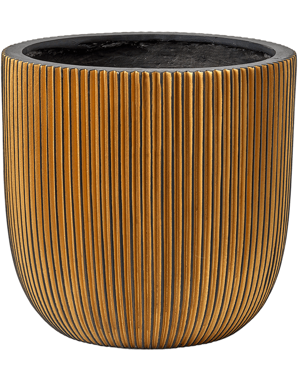 Capi Nature Groove Goud Ø42x40 cm