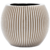 Plantenbak Capi Nature Groove Beige Ø29×26 cm