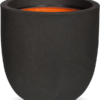 Plantenbak Capi Urban Smooth NL Zwart Ø54×52 cm