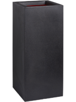 Plantenbak Capi Urban Smooth NL Zwart 36x36x79 cm