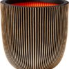 Plantenbak Capi Nature Groove NL Goud Ø43×41 cm