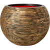 Plantenbak Capi Nature Rib NL Goud Ø62×48 cm