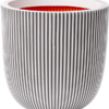 Plantenbak Capi Nature Groove NL Beige Ø43×41 cm