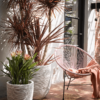 Plantenbak Capi Nature Rib NL Beige Ø55×53 cm