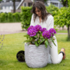 Plantenbak Capi Nature Rib NL Beige Ø55×53 cm
