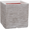 Plantenbak Capi Nature Rib NL Beige 50x50x50 cm
