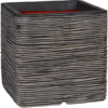 Plantenbak Capi Nature Rib NL Antraciet 50x50x50 cm