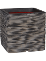 Plantenbak Capi Nature Rib NL Antraciet 30x30x30 cm Plantenbak Capi Nature Rib NL Antraciet 30x30x30 cm