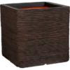 Plantenbak Capi Nature Rib NL Bruin 50x50x50 cm