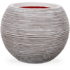 Plantenbak Capi Nature Rib NL Beige Ø40×32 cm