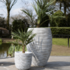 Plantenbak Capi Nature Rib NL Beige Ø55×85 cm