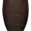 Plantenbak Capi Nature Rib NL Bruin Ø38×58 cm
