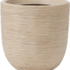 Plantenbak Capi Waste Rib NL Beige Ø43×41 cm