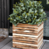 Plantenbak Marrone Orizzontale Bruin 50x50x51 cm