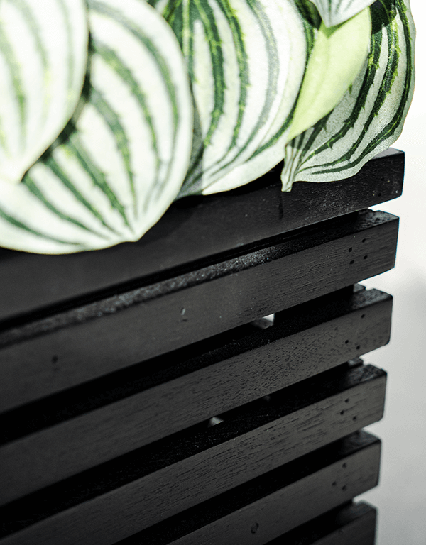 Plantenbak Marrone Orizzontale (met inzetbak) Zwart
  54x26x27 cm